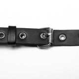 Knell Punk Faux Leather Chain Harness