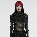 Callous Gothic Beaded Pearl Harness