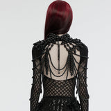 Callous Gothic Beaded Pearl Harness