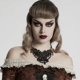 Barnabas Steampunk Lace Beaded Necklace