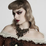 Barnabas Steampunk Lace Beaded Necklace