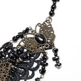 Barnabas Steampunk Lace Beaded Necklace
