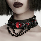 Rancor Punk Chain PU Choker