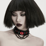 Rancor Punk Chain PU Choker