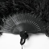 Fluorite Gothic Feather Fan