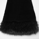 Keres Punk Fur Buckle Leg Warmers