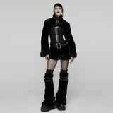 Keres Punk Fur Buckle Leg Warmers