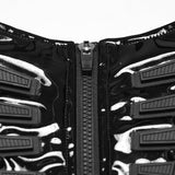 Grotto Punk Cyber Laced Zipper Waist Corset
