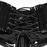 Grotto Punk Cyber Laced Zipper Waist Corset