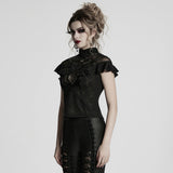 Ireful Gothic Lace Mesh Shirt