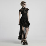 Ireful Gothic Lace Mesh Shirt