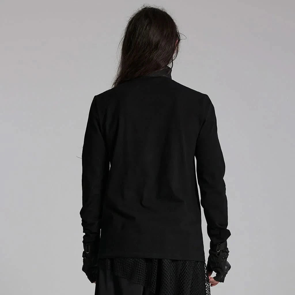 Neural Dissonance Gothic Black Longsleeve Tee PunkRave