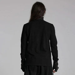 Neural Dissonance Gothic Black Longsleeve Tee PunkRave