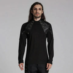 Neural Dissonance Gothic Black Longsleeve Tee PunkRave