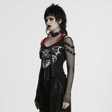 Witchfire Punk Mesh Graphic Shirt