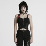 Benedict Steampunk Cyber Zipped Top