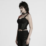 Benedict Steampunk Cyber Zipped Top