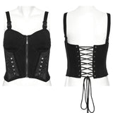 Benedict Steampunk Cyber Zipped Top