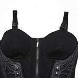 Benedict Steampunk Cyber Zipped Top