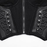 Benedict Steampunk Cyber Zipped Top