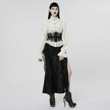 Rictus Punk Lace Victorian Gothic Blouse