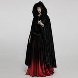 Bloodroot Gothic Faux Fur Cloak