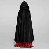 Bloodroot Gothic Faux Fur Cloak