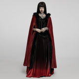 Bloodroot Gothic Faux Fur Cloak
