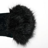 Vortex Victorian Velvet Faux Fur Jacket