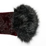 Vortex Victorian Velvet Faux Fur Jacket