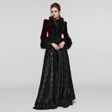 Vortex Victorian Velvet Faux Fur Jacket