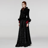 Vortex Victorian Velvet Faux Fur Jacket