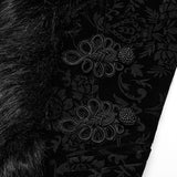 Vortex Victorian Velvet Faux Fur Jacket