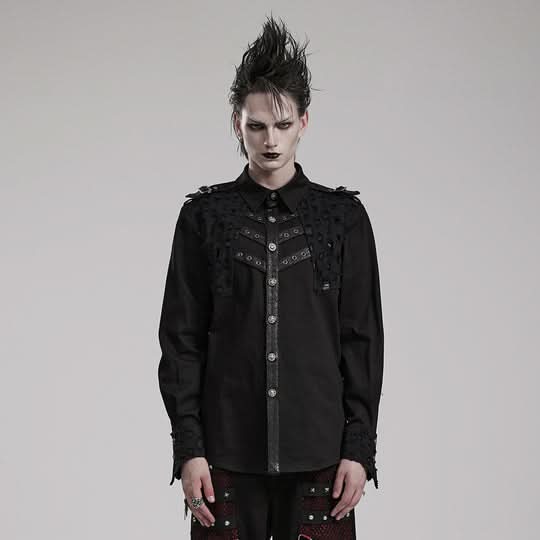 Corpse Paint Dress Shirt - PunkRave