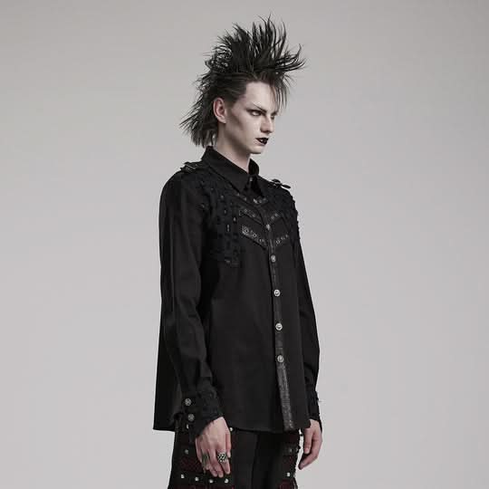Corpse Paint Dress Shirt - PunkRave