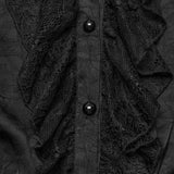 Akeldama Gothic Lace Ruffle Blouse