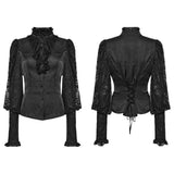 Akeldama Gothic Lace Ruffle Blouse