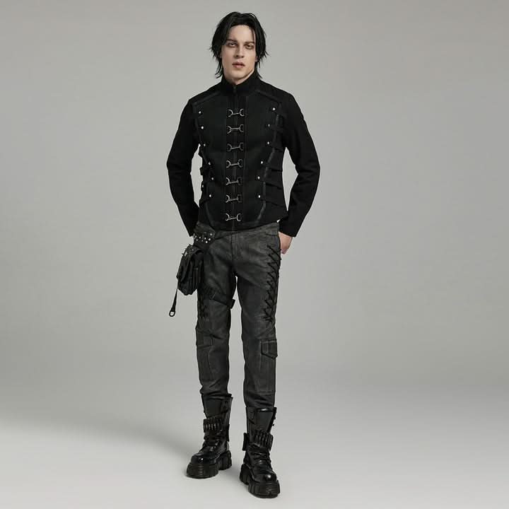 Doomsday Blue Military Jacket - PunkRave