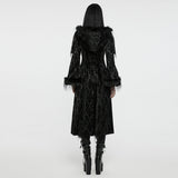 Atrophy Gothic Velvet Feather Coat