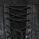Medusa Gothic Faux Leather Lace-UP Corset