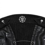 Medusa Gothic Faux Leather Lace-UP Corset