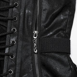 Medusa Gothic Faux Leather Lace-UP Corset