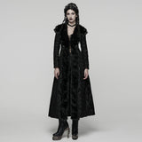 Evermore Gothic Faux Fur Long Coat