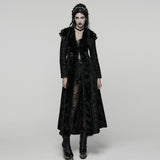 Evermore Gothic Faux Fur Long Coat