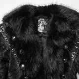 Evermore Gothic Faux Fur Long Coat