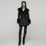 Ammit Gothic Faux Fur Fur Coat