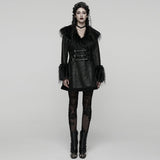 Ammit Gothic Faux Fur Fur Coat