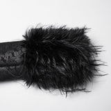 Ammit Gothic Faux Fur Fur Coat