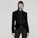 Altarpiece Victorian Lace Velvet Jacket