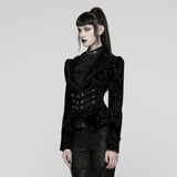 Altarpiece Victorian Lace Velvet Jacket